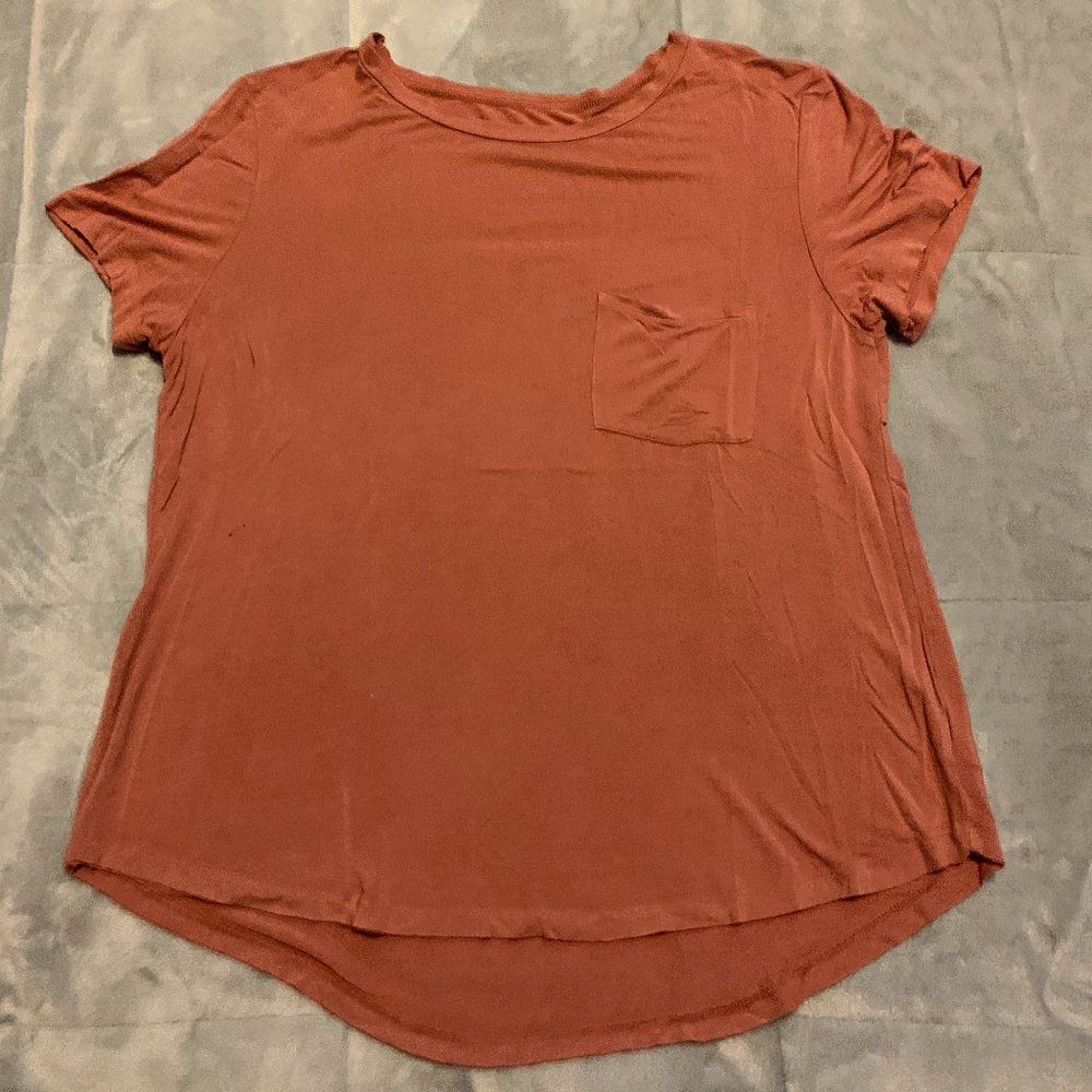 Large AE Burnt Orange Shirt